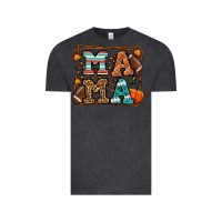 Vintage Black Fall American Football Autumn Mama Vintage Tee - LillyAllenDesigns