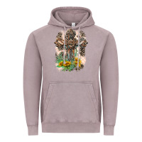Vintage Zinc Western with Crosses Vintage Hoodie - LillyAllenDesigns