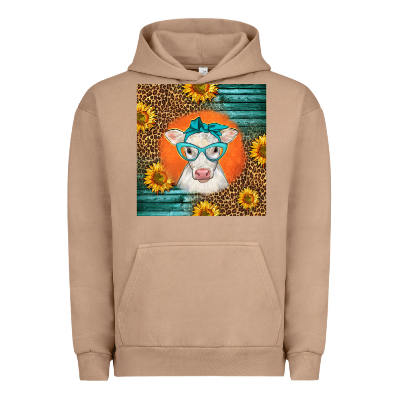 Charolais Cow Urban Hoodie by LillyAllenDesigns | Teevron