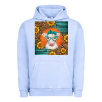 Pigment Grape Ice charolais cow Urban Hoodie - LillyAllenDesigns
