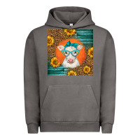 Pigment Tornado charolais cow Urban Hoodie - LillyAllenDesigns