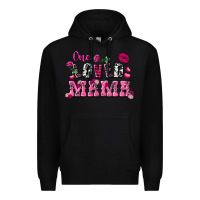 Black One loved mama Valentine's Day Premium Hoodie - FaDigitalArtStudio