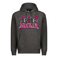Charcoal Heather One loved mama Valentine's Day Premium Hoodie - FaDigitalArtStudio