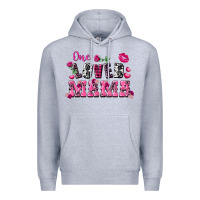Heather Grey One loved mama Valentine's Day Premium Hoodie - FaDigitalArtStudio