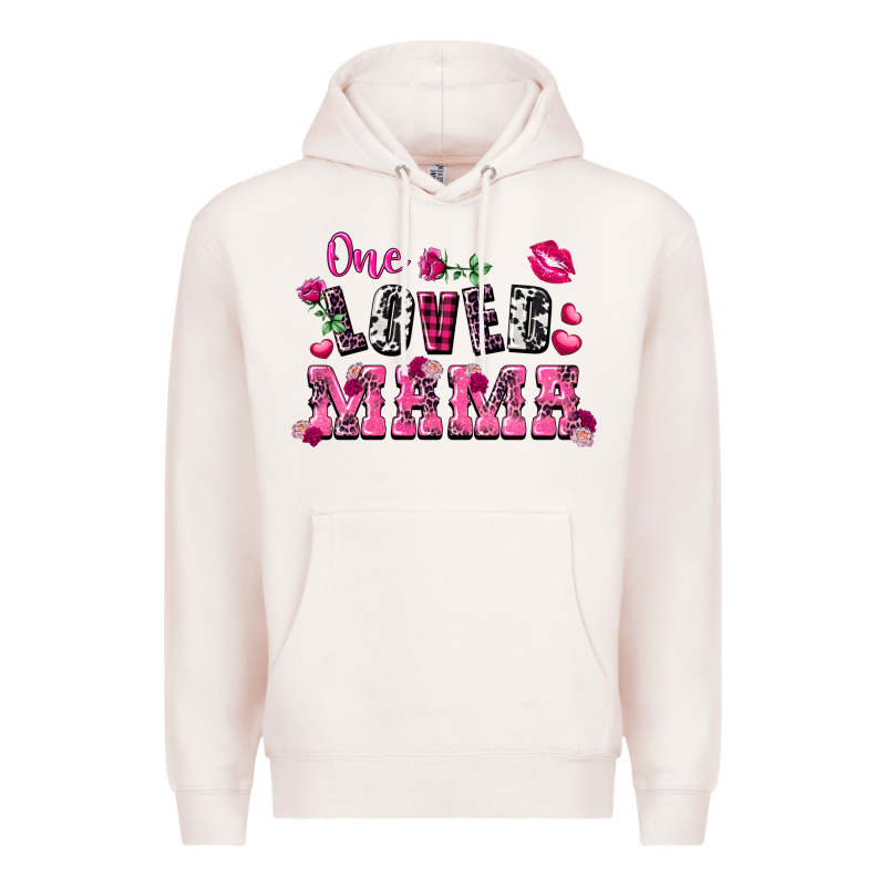One Loved Mama Valentine's Day Premium Hoodie by FaDigitalArtStudio | Teevron