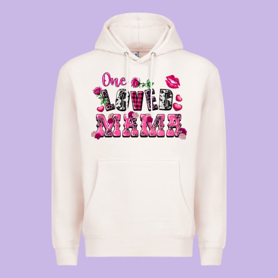 One Loved Mama Valentine's Day Premium Hoodie Designed By Fadigitalartstudio