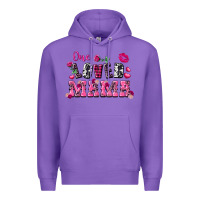 Purple One loved mama Valentine's Day Premium Hoodie - FaDigitalArtStudio