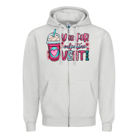 V Is For Valentine Venti Coffee Cup Zipper Hoodie | Teevron