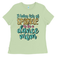 Matcha it takes lots of sparkle to be a dance mom Ladies Tee - MaliasSmallBusiness