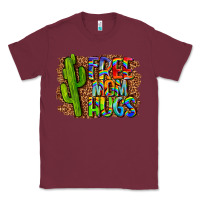 Burgundy free mom hugs Classic Tee - LillyAllenDesigns