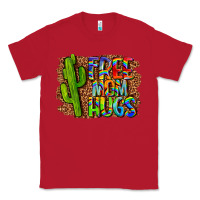 Red free mom hugs Classic Tee - LillyAllenDesigns