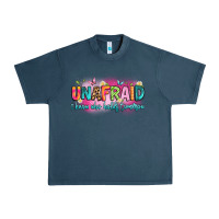 Midnight Navy unafraid i know who holds tomorrow Urban Heavy Tee - Artiststas