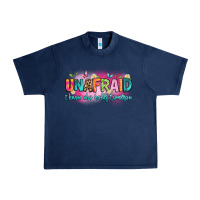 Navy unafraid i know who holds tomorrow Urban Heavy Tee - Artiststas