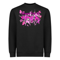 Black Stronger than the storm Cancer Awareness Heavyweight Sweatshirt - HowdyJamesFarm