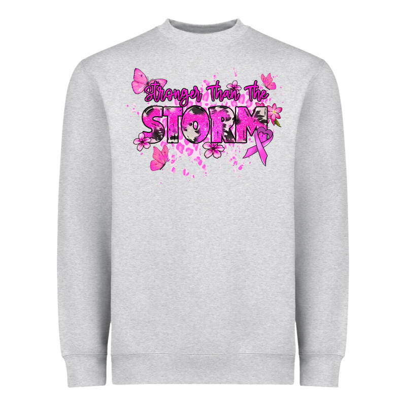Stronger Than The Storm Cancer Awareness Heavyweight Sweatshirt by HowdyJamesFarm | Teevron