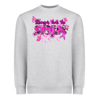 Heather Grey Stronger than the storm Cancer Awareness Heavyweight Sweatshirt - HowdyJamesFarm