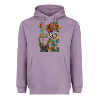 Lavender Western Love with Gun Heavyweight Hoodie - BundleAndBundleShop