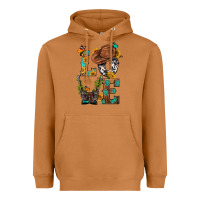 Meerkat Western Love with Gun Heavyweight Hoodie - BundleAndBundleShop