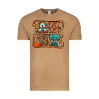 Fall Autumn Leopard Aunt Vintage Tee | Teevron