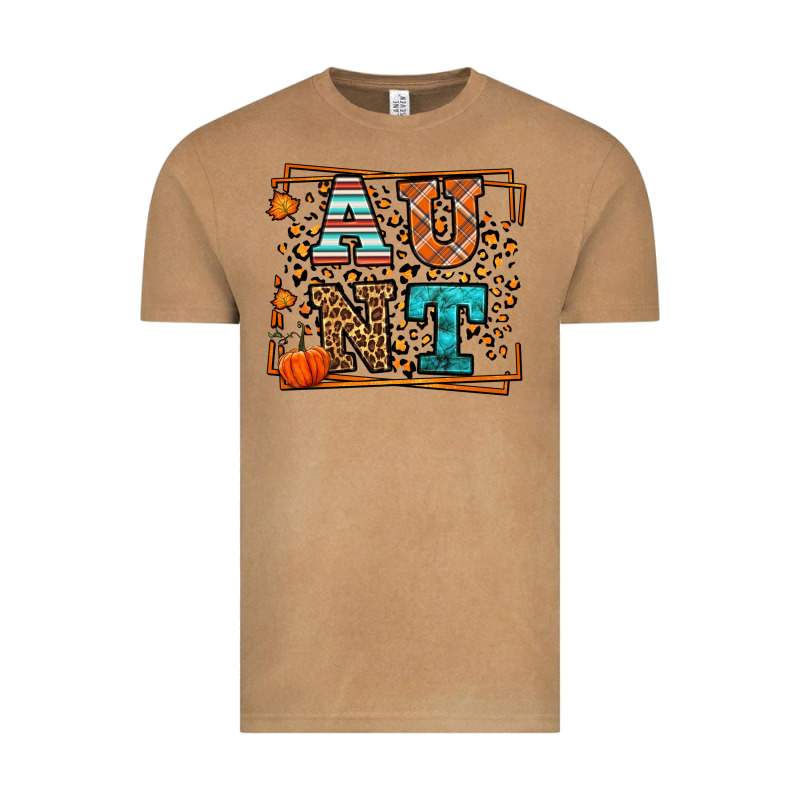 Fall Autumn Leopard Aunt Vintage Tee by LillyAllenDesigns | Teevron
