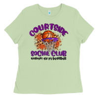 Matcha courtside social club Ladies Tee - MaliasSmallBusiness