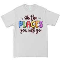 Dove Grey oh the places you will go Premium Tee - MaliasSmallBusiness