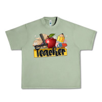 Oil Green teacher Urban Heavy Tee - Artiststas