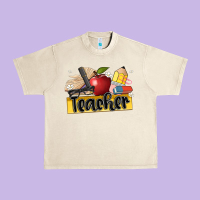 Teacher Urban Heavy Tee Designed By Artiststas