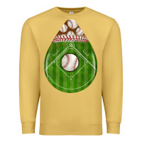 Antique Gold baseball and western roses teardrop Premium Sweatshirt - BundleAndBundleShop