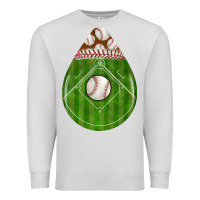 Dove Grey baseball and western roses teardrop Premium Sweatshirt - BundleAndBundleShop