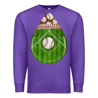 Purple baseball and western roses teardrop Premium Sweatshirt - BundleAndBundleShop