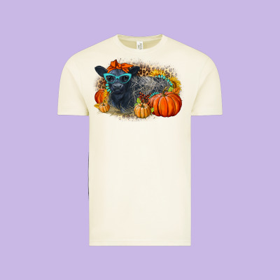 Fall Autumn Baby Calf Vintage Tee Designed By Lillyallendesigns