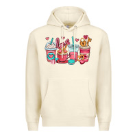 Sandshell valentines day coffee cups (1) Premium Hoodie - OliviaCreatesArt
