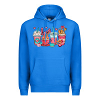 True Royal valentines day coffee cups (1) Premium Hoodie - OliviaCreatesArt