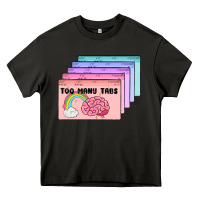 Asphalt too many tabs Heavy Core Tee - MaliasSmallBusiness