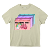 Mossy too many tabs Heavy Core Tee - MaliasSmallBusiness