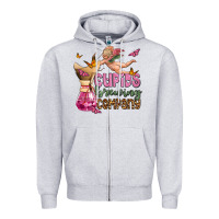 Heather Grey cupids brewıng  company olivia Zipper Hoodie - OliviaCreatesArt