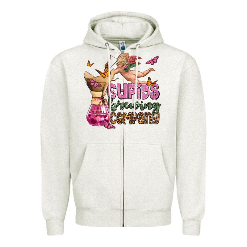 Cupids Brewıng  Company Olivia Zipper Hoodie by OliviaCreatesArt | Teevron