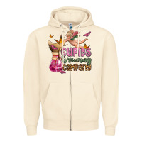 Sandshell cupids brewıng  company olivia Zipper Hoodie - OliviaCreatesArt