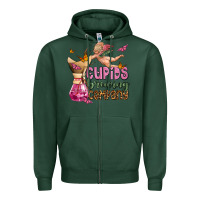 Sports Green cupids brewıng  company olivia Zipper Hoodie - OliviaCreatesArt