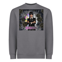 Storm gothic girl with black rose Heavyweight Sweatshirt - TumblerDesignByShophia