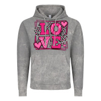 Cloud Rock Love leopard frame Vintage Hoodie - LillyAllenDesigns