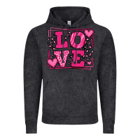 Vintage Black Love leopard frame Vintage Hoodie - LillyAllenDesigns