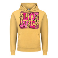Love Leopard Frame Vintage Hoodie | Teevron