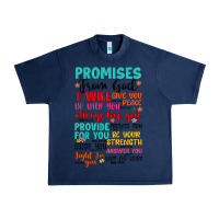 Navy promises from god Urban Heavy Tee - Artiststas