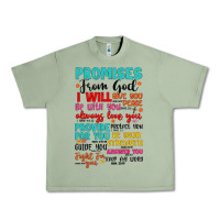 Oil Green promises from god Urban Heavy Tee - Artiststas