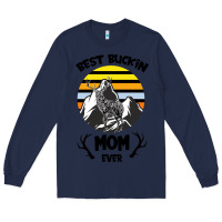 Navy Best Buckin Mom Ever Long Sleeve Tee - Bettercallsaul