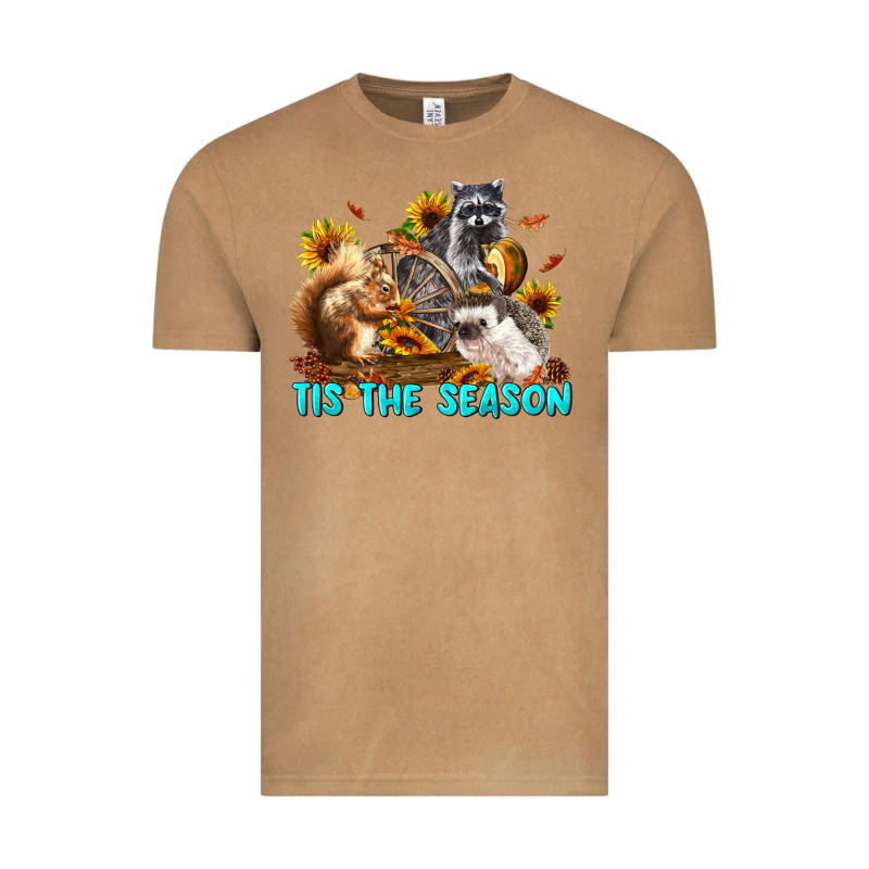 Fall Tis The Season Animals Vintage Tee by LillyAllenDesigns | Teevron
