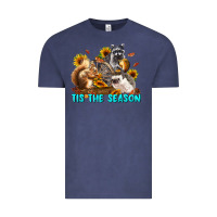 Vintage Denim Fall Tis The Season Animals Vintage Tee - LillyAllenDesigns