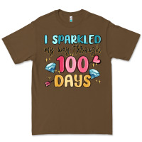 Cacao i sparkled my way through 100 days Premium Tee - MaliasSmallBusiness
